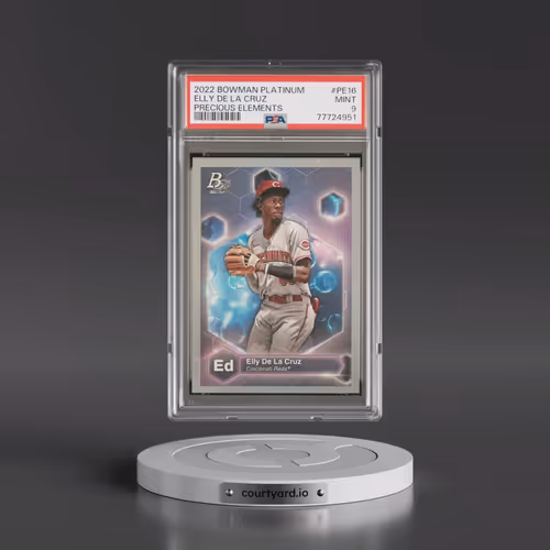 2022 Bowman Platinum Precious Elements #PE16 Elly de La Cruz (PSA 9 MINT)