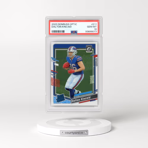 2023 Panini Donruss Optic #211 Dalton Kincaid (PSA 10 GEM MINT)