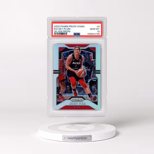 2020 Panini Prizm WNBA #9 Kelsey Plum - Silver Prizm (PSA 10 GEM MINT)