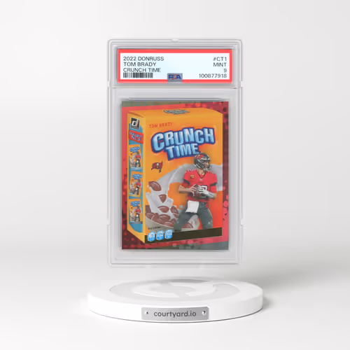 2022 Panini Donruss Crunch Time #CT1 Tom Brady (PSA 9 MINT)