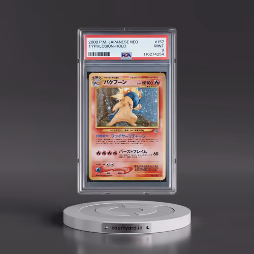 2000 Pokémon Neo #157 Typhlosion - Holo (PSA 9 MINT)