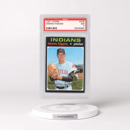 1971 Topps #479 Dennis Higgins (PSA 7 NM)