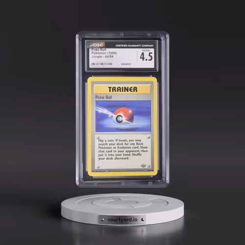 1999 Jungle #64/64 Poké Ball (CGC 4.5 VG-EX+)