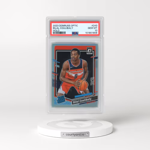 2023 Panini Donruss Optic #243 Bilal Coulibaly - Holo (PSA 10 GEM MINT)