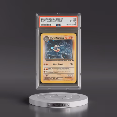 2000 Pokémon Rocket #10 Dark Machamp - Holo (PSA 6 EX-MT)