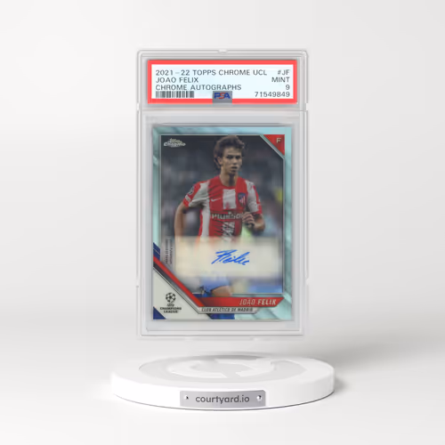 2021 Topps Chrome UEFA Champions League Chrome Autographs #JF Joao Felix (PSA 9 MINT)