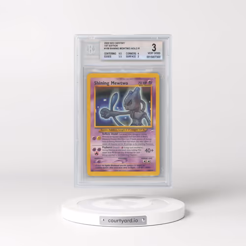 2002 Neo Destiny #109 Shining Mewtwo - 1st Edition Holo (BGS 3 VG)