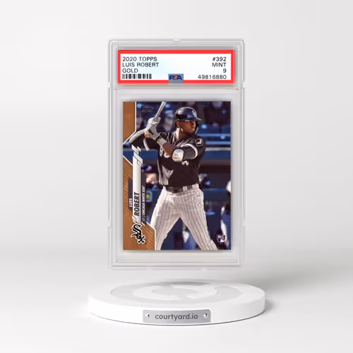 2020 Topps #392 Luis Robert - Gold (PSA 9 MINT)