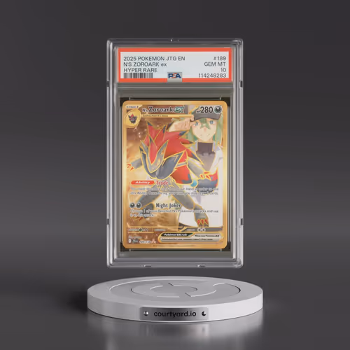 2025 Pokémon Jtg EN-Journey Together #189 N's Zoroark EX - Holo Hyper Rare (PSA 10 GEM MINT)