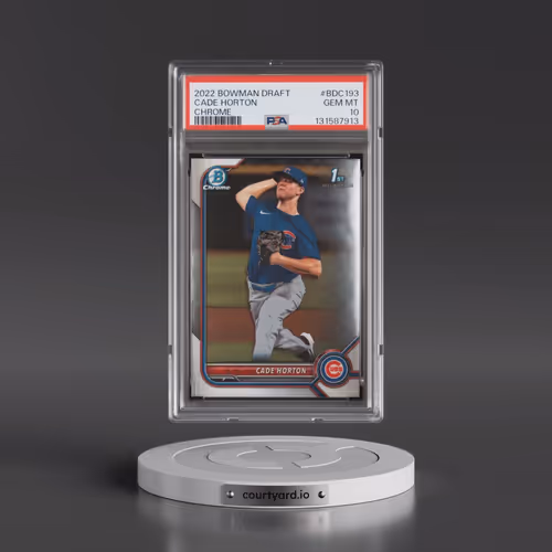 2022 Bowman Draft #BDC193 Cade Horton - Chrome (PSA 10 GEM MINT)