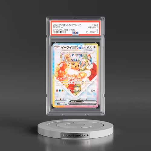 2024 Pokémon Sv8a-Terastal Fest EX #224 Eevee EX - Holo Special Art Rare (PSA 10 GEM MINT)