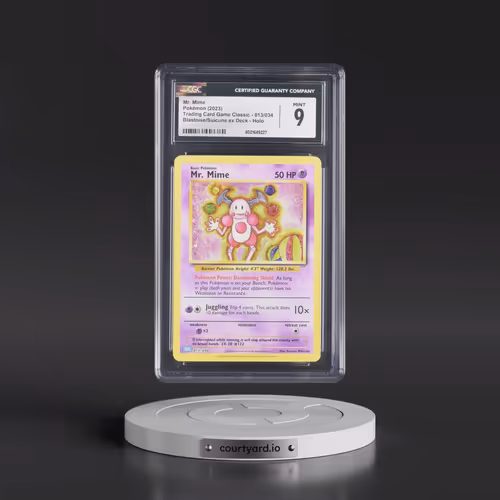 2023 Pokémon Clb-Trading Card Game Classic Blastoise & Suicune EX Deck #013 Mr. Mime (CGC 9 MINT)