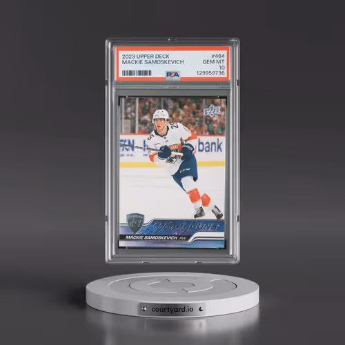 2023 Upper Deck #464 Mackie Samoskevich (PSA 10 GEM MINT)
