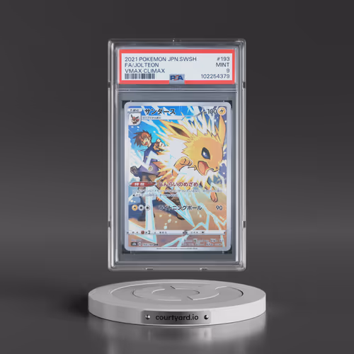 2021 Pokémon Sword & Shield Vmax Climax #193 Jolteon - Full Art (PSA 9 MINT)