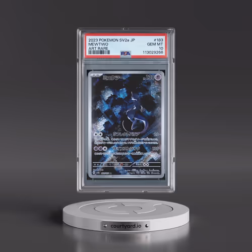 2023 Pokémon Sv2a-Pokemon 151 #183 Mewtwo - Art Rare (PSA 10 GEM MINT)