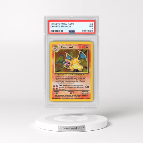 1999 Pokémon Game #4 Charizard - Holo (PSA 7 NM)