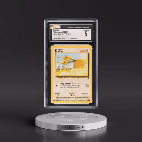 2000 Base Set 2 #72/130 Doduo (CGC 5 EX)