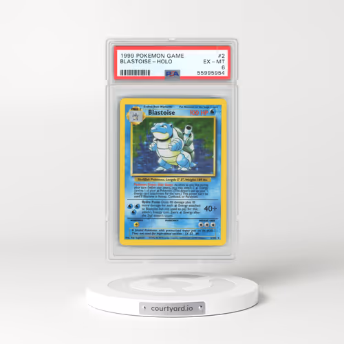1999 Pokémon Game #2 Blastoise - Holo (PSA 6 EX-MT)