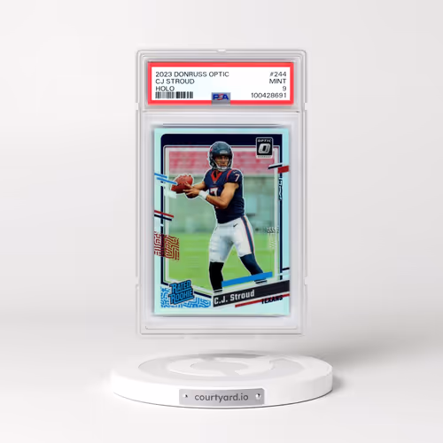 2023 Panini Donruss Optic #244 CJ Stroud - Holo (PSA 9 MINT)