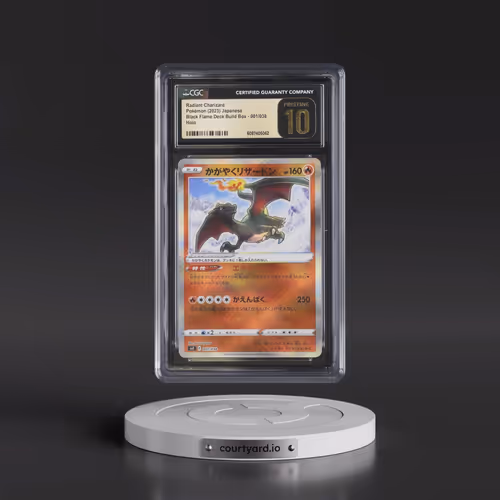 2023 Ruler of the Black Flame Deck Build Box #001/038 Radiant Charizard - Holo (CGC 10 PRISTINE)