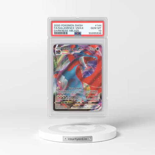 2020 Darkness Ablaze #144 Salamence VMAX - Holo (PSA 10 GEM MINT)