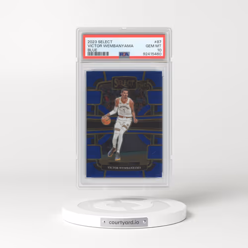 2023 Panini Select #87 Victor Wembanyama - Blue (PSA 10 GEM MINT)