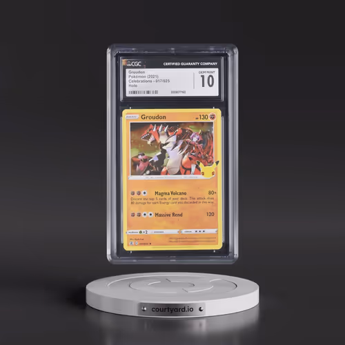 2021 Celebrations #017/025 Groudon - Holo (CGC 10 GEM MINT)