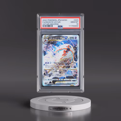 2022 Pokémon Sword & Shield Vstar Universe #223 Deoxys Vstar - Full Art (PSA 10 GEM MINT)