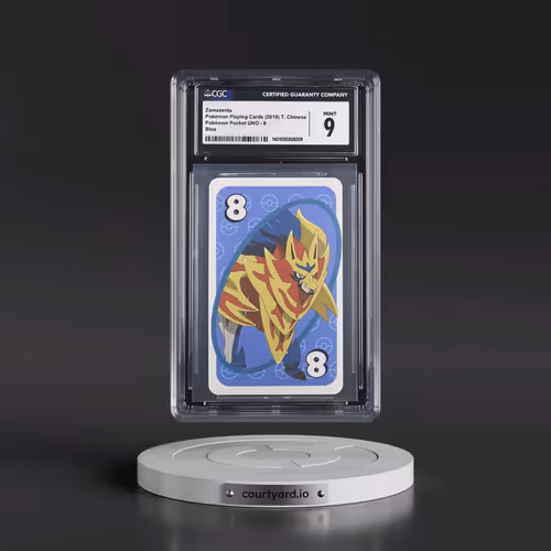 2019 Pokémon Pocket UNO (2019 Asia Back) #8 Zamazenta - Blue (CGC 9 MINT)