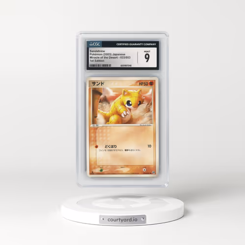 2003 Miracle of the Desert #033/053 Sandshrew - 1st Edition (CGC 9 MINT)