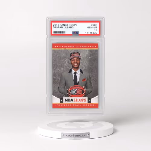 2012 Panini Hoops #280 Damian Lillard (PSA 10 GEM MINT)