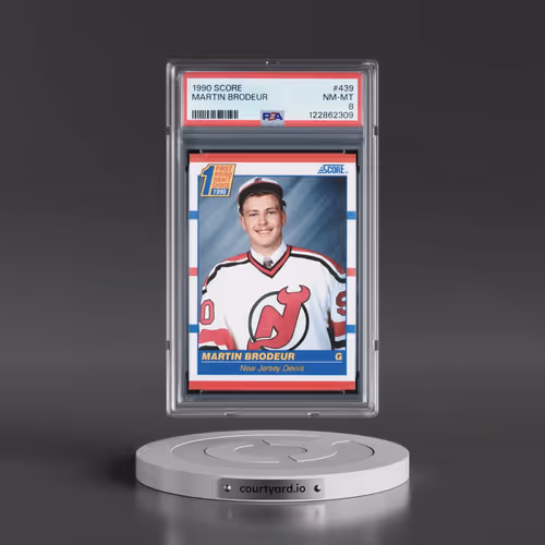 1990 Score #439 Martin Brodeur (PSA 8 NM-MT)