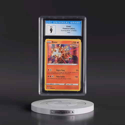 2021 Evolving Skies #019/203 Entei - Holo (CGC 9 MINT)