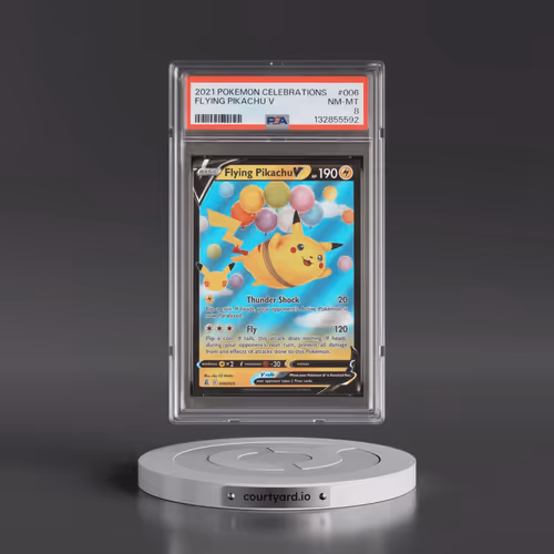 2021 Pokémon Celebrations #006 Flying Pikachu V - Holo (PSA 8 NM-MT)