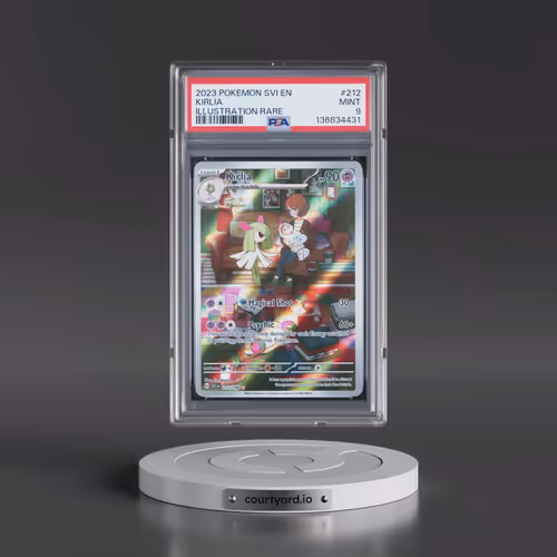 2023 Pokémon Svi EN-Scarlet & Violet #212 Kirlia - Illustration Rare (PSA 9 MINT)