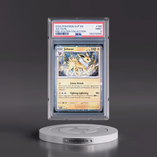 2025 Pokémon Svp EN-SV Black Star Promo #169 Jolteon - Prismatic Evolutions Poster Collection (PSA 9
