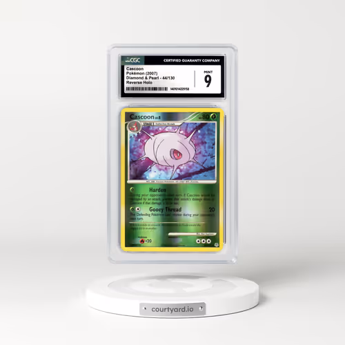 2007 Diamond & Pearl #44/130 Cascoon - Reverse Holo (CGC 9 MINT)
