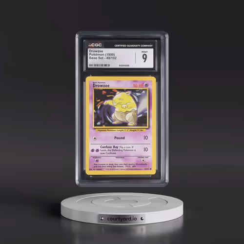 1999 Base Set #49/102 Drowzee (CGC 9 MINT)