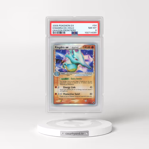 2006 Pokémon EX Dragon Frontiers #94 Kingdra EX - Holo Holo (PSA 8 NM-MT)