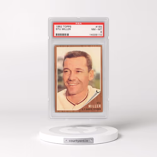 1962 Topps #155 Stu Miller (PSA 8 NM-MT)