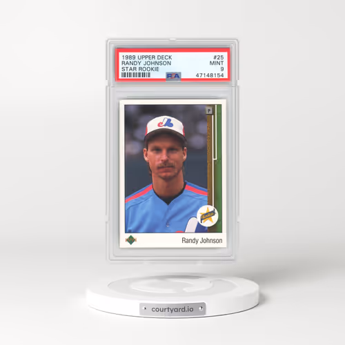 1989 Upper Deck #25 Randy Johnson - Star Rookie (PSA 9 MINT)