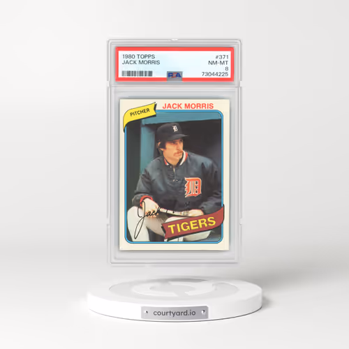 1980 Topps #371 Jack Morris (PSA 8 NM-MT)