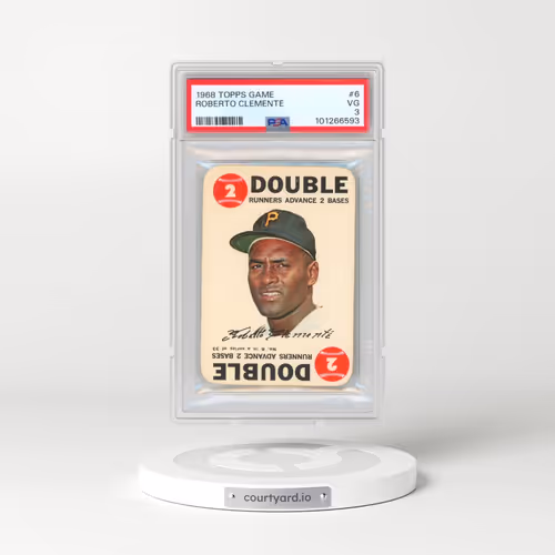 1968 Topps Game #6 Roberto Clemente (PSA 3 VG)