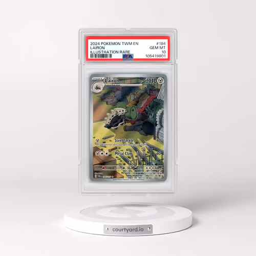 2024 Pokémon Twm EN-Twilight Masquerade #184 Lairon - Illustration Rare (PSA 10 GEM MINT)