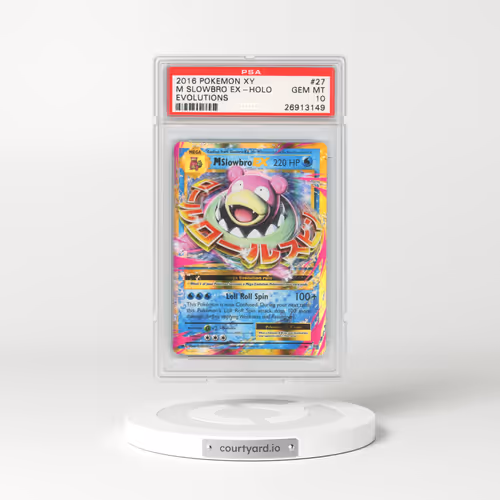 2016 Pokémon XY Evolutions #27 M Slowbro EX - Holo (PSA 10 GEM MINT)