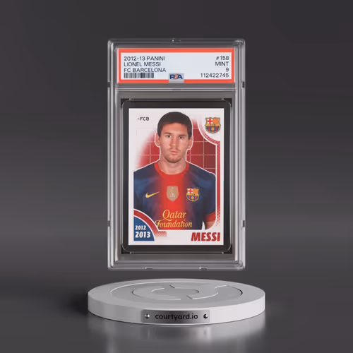 2012 Panini FC Barcelona #158 Lionel Messi (PSA 9 MINT)