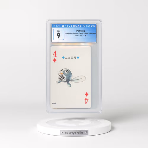1999 Japanese Gold Deck #4¦ Poliwag (CGC 9 MINT)