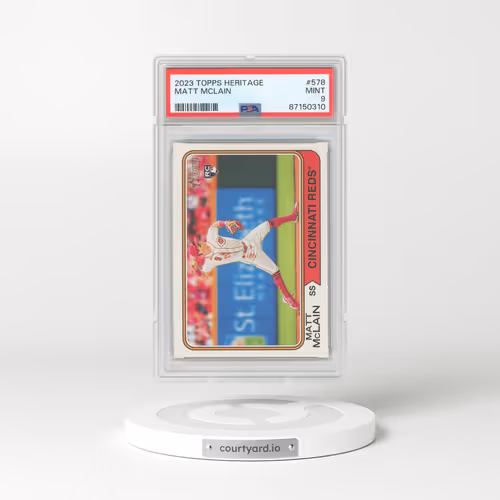 2023 Topps Heritage #578 Matt Mclain (PSA 9 MINT)