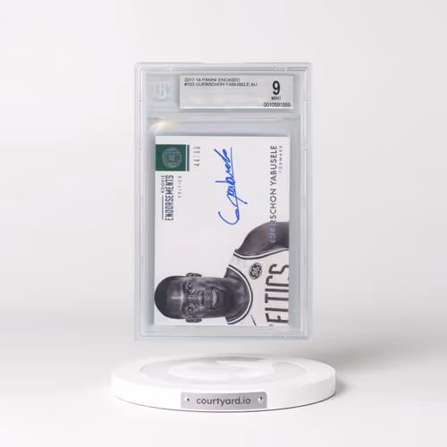 2017 Panini Encased #103 Guerschon Yabusele AU RC (BGS 9 MINT)
