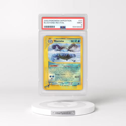 2002 Pokémon Expedition #37 Blastoise - Reverse Foil (PSA 9 MINT)